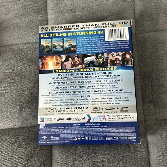 Back to the Future 35th Anniversary Limited Edition Trilogy Steelbook Bluray set